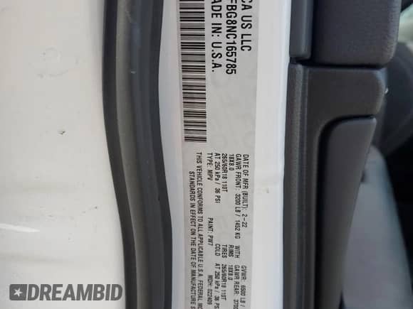 2022 Jeep Grand Cherokee Limited с VIN 1C4RJFBG8NC165785, выставлен на аукционе Copart как лот 90807845 с пробегом 24 876 миль миль и Списание • Salvage title. История ставок и продаж доступна на DreamBid. Изображение 13.