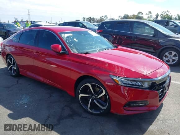 2018 Honda Accord Sport с VIN 1HGCV1F39JA168075, выставлен на аукционе IAAI как лот 43411461 с пробегом Не указан миль и . История ставок и продаж доступна на DreamBid. Изображение 1.