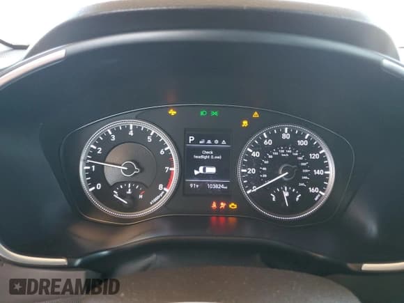 ✅ 2019 Hyundai Santa Fe SE • VIN: 5NMS23AD0KH066718 • Lot: 84984575. Wystawiony na Copart z przebiegiem 103 824 mil. Bezpłatny archiwum sprzedaży aukcyjnych z USA i szczegółowy raport historii pojazdu na DreamBid. Zdjęcie 9.