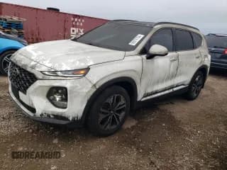 ✅ 2019 Hyundai Santa Fe Ultimate • VIN: 5NMS5CAA3KH134796 • Lot: 65979154. Wystawiony na Copart z przebiegiem 57 653 mil. Bezpłatny archiwum sprzedaży aukcyjnych z USA i szczegółowy raport historii pojazdu na DreamBid. Zdjęcie 1.