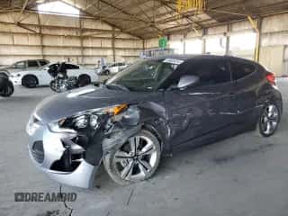 2015 Hyundai Veloster z VIN KMHTC6AD1FU232550, wystawiony jako Copart lot #69808314 z przebiegiem 97 915 mil mil oraz Szkoda całkowita • Salvage title. Historia ofert i sprzedaży dostępna na DreamBid. Obrazek 1.