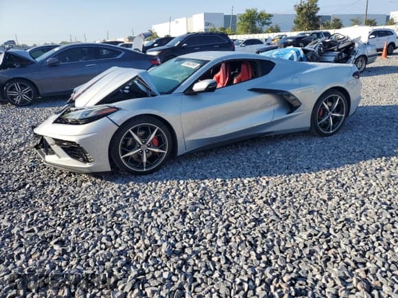 ✅ 2022 Chevrolet Corvette 2LT • VIN: 1G1YB2D43N5000020 • Lot: 89662695. Listed on Copart with 3,035 mi. Free auction sales archive from the USA and detailed vehicle history report at DreamBid. Image 1.