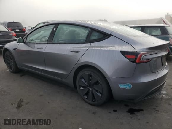 ✅ 2025 Tesla Model 3 Long Range • VIN: 5YJ3E1EA4SF005390 • Lot: 87114815. Listed on Copart with 40,200 mi. Free auction sales archive from the USA and detailed vehicle history report at DreamBid. Image 2.