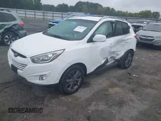 2015 Hyundai Tucson Limited with VIN KM8JU3AG1FU065216, listed as a IAAI auction lot 43383147 with 166,817 mi miles and . Bid and sale history available at DreamBid. Image 2.