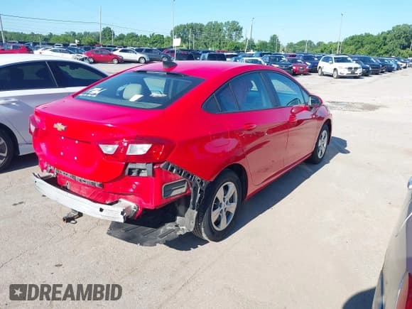 ✅ 2016 Chevrolet Cruze LS • VIN: 1G1BB5SM7G7278064 • Lot: 42638740. Listed on IAAI with 191,972 mi. Free auction sales archive from the USA and detailed vehicle history report at DreamBid. Image 4.