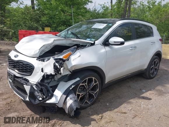 ✅ 2022 Kia Sportage SX Turbo • VIN: KNDPR3A65N7020221 • Lot: 42219566. Listed on IAAI with 21,517 mi. Free auction sales archive from the USA and detailed vehicle history report at DreamBid. Image 6.