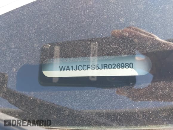 ✅ 2018 Audi Q3 Premium Plus • VIN: WA1JCCFS5JR026980 • Лот: 43168665. Опубликован ранее на IAAI с пробегом 86 255 миль. Бесплатный доступ к архиву аукционных продаж из США и подробный отчёт об истории автомобиля на DreamBid. Изображение 9.