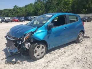 2020 Chevrolet Spark LS with VIN KL8CB6SA1LC449182, listed as a Copart auction lot 57757055 with 15,116 mi miles and Salvage title. Bid and sale history available at DreamBid. Image 1.