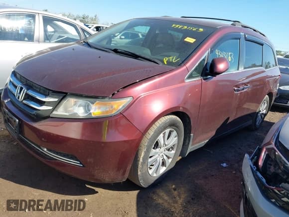 ✅ 2016 Honda Odyssey EX-L • VIN: 5FNRL5H69GB083346 • Lot: 43431563. Listed on IAAI with 170,008 mi. Free auction sales archive from the USA and detailed vehicle history report at DreamBid. Image 17.