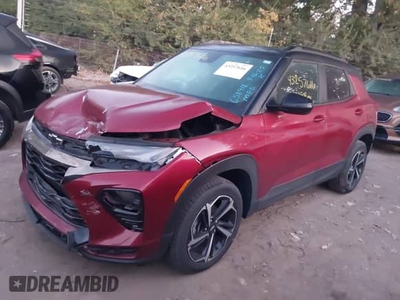 2022 Chevrolet TrailBlazer RS с VIN KL79MUSL1NB056001, выставлен на аукционе IAAI как лот 43257616 с пробегом 98 509 миль миль и . История ставок и продаж доступна на DreamBid. Изображение 2.