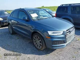✅ 2018 Audi Q3 Premium Plus • VIN: WA1JCCFS1JR007553 • Lot: 41775321. Listed on IAAI with 81,665 mi. Free auction sales archive from the USA and detailed vehicle history report at DreamBid. Image 1.
