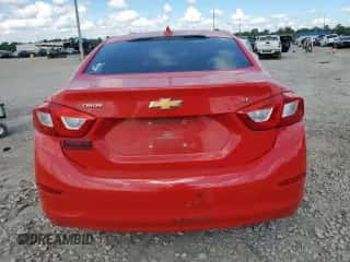2017 Chevrolet Cruze LT with VIN 1G1BE5SM1H7188062, listed as a Copart auction lot 84701245 with 109,386 mi miles and Salvage title. Bid and sale history available at DreamBid. Image 6.