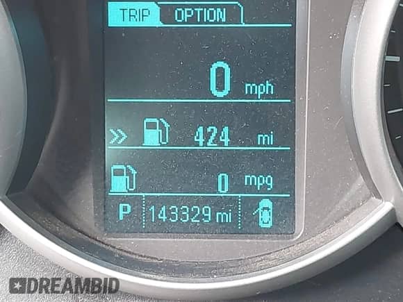 2016 Chevrolet Cruze LT with VIN 1G1PE5SB2G7167126, listed as a IAAI auction lot 43277140 with 143,329 mi miles and . Bid and sale history available at DreamBid. Image 7.