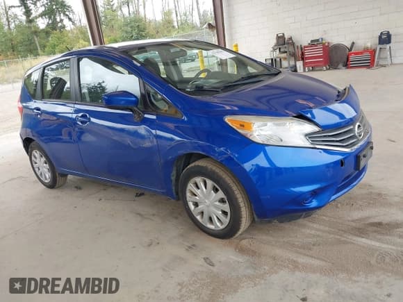 ✅ 2015 Nissan Note SR • VIN: 3N1CE2CP9FL427453 • Lot: 42789601. Listed on IAAI with 120,061 mi. Free auction sales archive from the USA and detailed vehicle history report at DreamBid. Image 1.