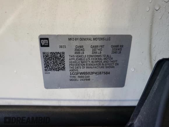 ✅ 2023 Chevrolet Bolt EV 1LT • VIN: 1G1FW6S02P4187584 • Lot: 70523304. Wystawiony na Copart z przebiegiem 11 840 mil. Bezpłatny archiwum sprzedaży aukcyjnych z USA i szczegółowy raport historii pojazdu na DreamBid. Zdjęcie 13.