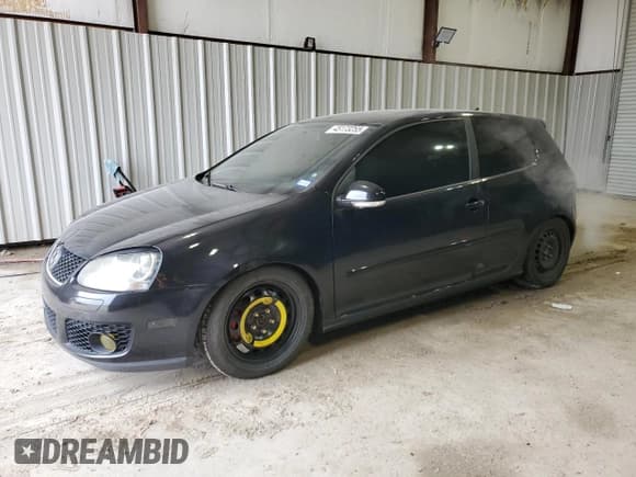 ✅ 2009 Volkswagen Golf GTI • VIN: WVWEV71KX9W012456 • Lot: 45173255. Listed on Copart with 151,530 mi. Free auction sales archive from the USA and detailed vehicle history report at DreamBid. Image 1.