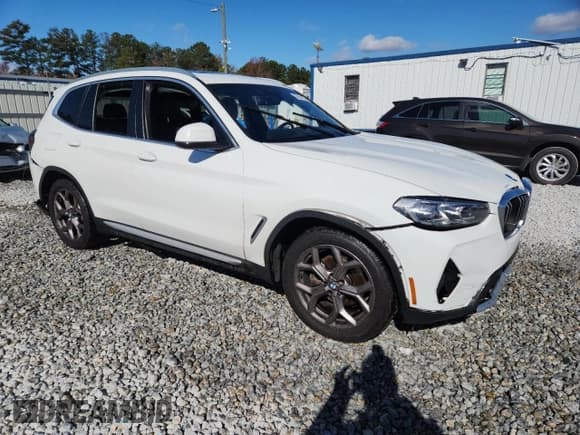 ✅ 2022 BMW X3 sDrive30i • VIN: 5UX43DP07N9K46390 • Lot: 92052095. Wystawiony na Copart z przebiegiem Nie podano. Bezpłatny archiwum sprzedaży aukcyjnych z USA i szczegółowy raport historii pojazdu na DreamBid. Zdjęcie 4.