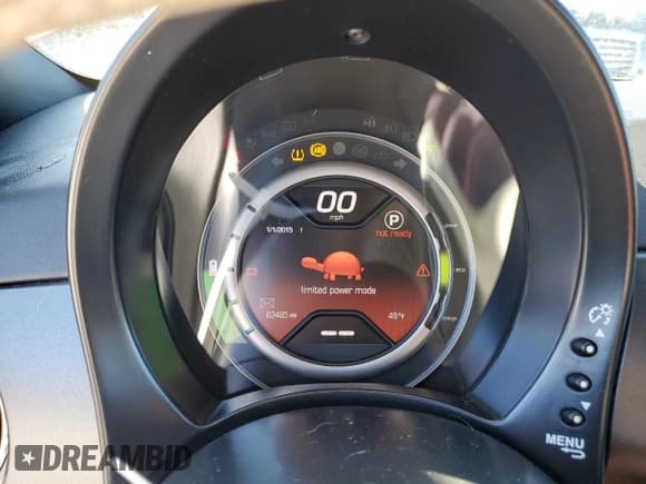 ✅ 2016 FIAT 500e • VIN: 3C3CFFGE7GT193152 • Lot: 45916535. Listed on Copart with 62,485 mi. Free auction sales archive from the USA and detailed vehicle history report at DreamBid. Image 9.