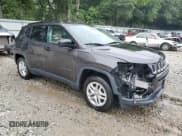 ✅ 2018 Jeep Compass Sport • VIN: 3C4NJCAB4JT286217 • Lot: 67426605. Listed on Copart with 75,825 mi. Free auction sales archive from the USA and detailed vehicle history report at DreamBid. Image 4.