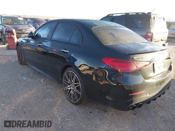 ✅ 2023 Mercedes-Benz C 43 AMG • VIN: W1KAF8HB7PR136628 • Lot: 43582086. Wystawiony na IAAI z przebiegiem 18 384 mil. Bezpłatny archiwum sprzedaży aukcyjnych z USA i szczegółowy raport historii pojazdu na DreamBid. Zdjęcie 3.