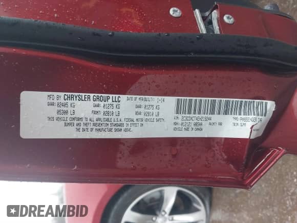 ✅ 2014 Dodge Charger RT • VIN: 2C3CDXCT4EH219244 • Lot: 41519286. Wystawiony na IAAI z przebiegiem 111 385 mil. Bezpłatny archiwum sprzedaży aukcyjnych z USA i szczegółowy raport historii pojazdu na DreamBid. Zdjęcie 9.