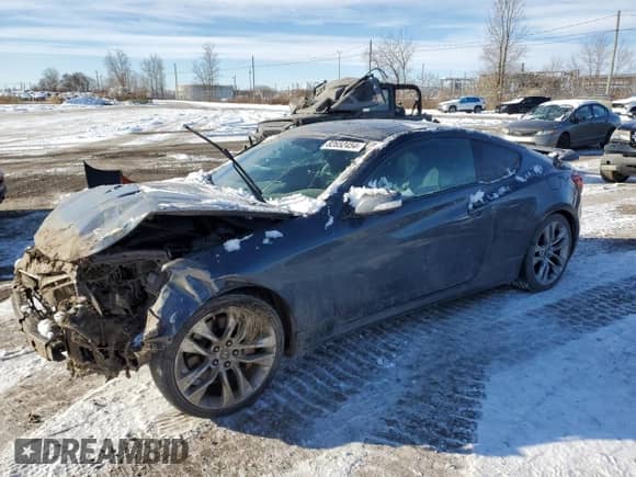 2013 Hyundai Genesis Coupe Grand Touring с VIN KMHHU6KJ5DU081393, выставлен на аукционе Copart как лот 82652454 с пробегом 77 453 миль миль и Списание • Salvage title. История ставок и продаж доступна на DreamBid. Изображение 1.