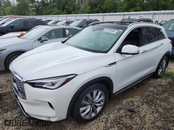 ✅ 2021 Infiniti QX50 Essential • VIN: 3PCAJ5CB8MF121989 • Lot: 69192945. Wystawiony na Copart z przebiegiem 44 000 mil. Bezpłatny archiwum sprzedaży aukcyjnych z USA i szczegółowy raport historii pojazdu na DreamBid. Zdjęcie 1.