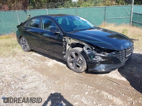 ✅ 2022 Hyundai Elantra Limited • VIN: 5NPLP4AG9NH051499 • Lot: 43480867. Listed on IAAI with 61,513 mi. Free auction sales archive from the USA and detailed vehicle history report at DreamBid. Image 1.