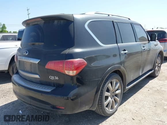 ✅ 2013 Infiniti QX56 • VIN: JN8AZ2NE6D9041717 • Lot: 41991072. Listed on IAAI with 178,358 mi. Free auction sales archive from the USA and detailed vehicle history report at DreamBid. Image 4.