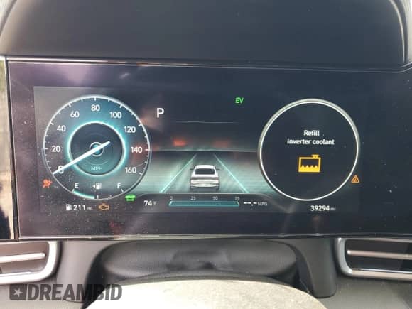 2022 Hyundai Elantra Limited with VIN KMHLN4AJ1NU018824, listed as a Copart auction lot 85382655 with 39,294 mi miles and Salvage title. Bid and sale history available at DreamBid. Image 9.