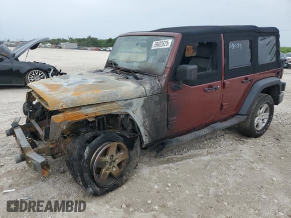 ✅ 2008 Jeep Wrangler Unlimited X • VIN: 1J4GA391X8L528089 • Lot: 59602625. Listed on Copart with Not provided. Free auction sales archive from the USA and detailed vehicle history report at DreamBid. Image 1.
