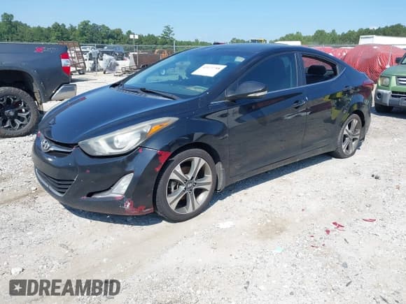 ✅ 2016 Hyundai Elantra Sport • VIN: KMHDH4AH3GU586536 • Lot: 43123788. Listed on IAAI with 113,897 mi. Free auction sales archive from the USA and detailed vehicle history report at DreamBid. Image 2.