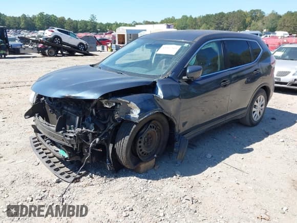 ✅ 2016 Nissan Rogue SV • VIN: KNMAT2MTXGP638978 • Lot: 43367165. Listed on IAAI with 233,000 mi. Free auction sales archive from the USA and detailed vehicle history report at DreamBid. Image 2.