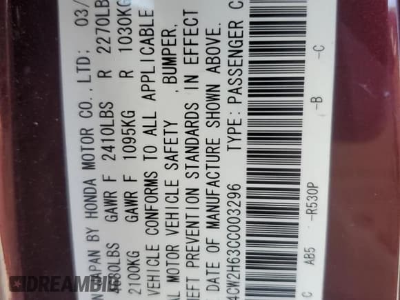 ✅ 2012 Acura TSX Technology • VIN: JH4CW2H63CC003296 • Lot: 85165595. Wystawiony na Copart z przebiegiem 132 012 mil. Bezpłatny archiwum sprzedaży aukcyjnych z USA i szczegółowy raport historii pojazdu na DreamBid. Zdjęcie 13.