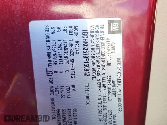 ✅ 2009 Chevrolet Silverado 2500HD LTZ • VIN: 1GCHK63679F150942 • Лот: 81745605. Опубликован ранее на Copart с пробегом 222 219 миль. Бесплатный доступ к архиву аукционных продаж из США и подробный отчёт об истории автомобиля на DreamBid. Изображение 13.