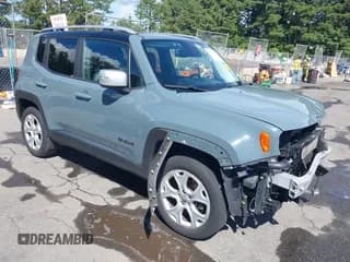✅ 2017 Jeep Renegade Limited • VIN: ZACCJBDB7HPF30277 • Lot: 43115224. Listed on IAAI with 72,537 mi. Free auction sales archive from the USA and detailed vehicle history report at DreamBid. Image 1.