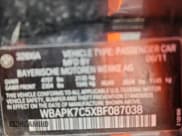 ✅ 2011 BMW 3 Series 328i xDrive • VIN: WBAPK7C5XBF087038 • Lot: 80586905. Wystawiony na Copart z przebiegiem 74 673 mil. Bezpłatny archiwum sprzedaży aukcyjnych z USA i szczegółowy raport historii pojazdu na DreamBid. Zdjęcie 12.