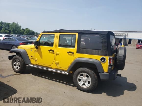 ✅ 2007 Jeep Wrangler X • VIN: 1J4GA39107L229841 • Lot: 59998895. Listed on Copart with 191,089 mi. Free auction sales archive from the USA and detailed vehicle history report at DreamBid. Image 2.