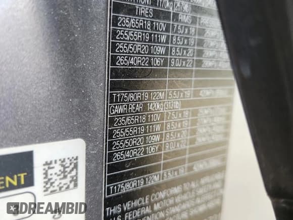 ✅ 2020 Jaguar F-Pace 25t R-Sport • VIN: SADCL2FX2LA618721 • Лот: 65162635. Опубликован ранее на Copart с пробегом 82 466 миль. Бесплатный доступ к архиву аукционных продаж из США и подробный отчёт об истории автомобиля на DreamBid. Изображение 13.