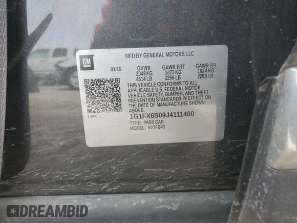 ✅ 2018 Chevrolet Bolt EV Premier • VIN: 1G1FX6S09J4111400 • Lot: 47557335. Wystawiony na Copart z przebiegiem Nie podano. Bezpłatny archiwum sprzedaży aukcyjnych z USA i szczegółowy raport historii pojazdu na DreamBid. Zdjęcie 13.