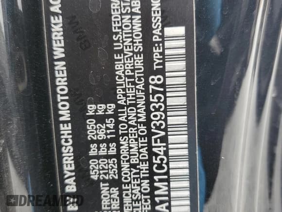 ✅ 2015 BMW 2 Series M235i • VIN: WBA1M1C54FV393578 • Lot: 88945735. Wystawiony na Copart z przebiegiem 95 713 mil. Bezpłatny archiwum sprzedaży aukcyjnych z USA i szczegółowy raport historii pojazdu na DreamBid. Zdjęcie 14.