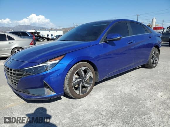 ✅ 2023 Hyundai Elantra Limited • VIN: KMHLN4AJ1PU063734 • Lot: 71129355. Listed on Copart with 49,026 mi. Free auction sales archive from the USA and detailed vehicle history report at DreamBid. Image 1.