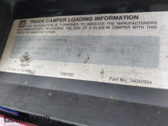 ✅ 1988 Chevrolet Silverado 1500 • VIN: 2GCEK19K7J1190525 • Лот: 42700348. Опубликован ранее на IAAI с пробегом 130 803 миль. Бесплатный доступ к архиву аукционных продаж из США и подробный отчёт об истории автомобиля на DreamBid. Изображение 9.