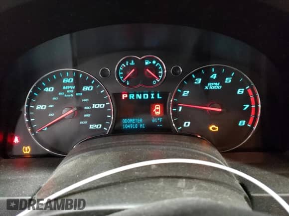 2008 Chevrolet Equinox LT with VIN 2CNDL43F986044867, listed as a Copart auction lot 75268754 with 104,918 mi miles and Salvage title. Bid and sale history available at DreamBid. Image 9.