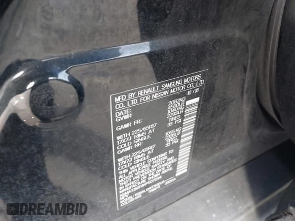 ✅ 2019 Nissan Rogue SV • VIN: KNMAT2MT4KP507294 • Lot: 43654010. Listed on IAAI with 128,065 mi. Free auction sales archive from the USA and detailed vehicle history report at DreamBid. Image 9.