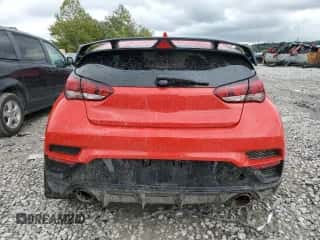 2019 Hyundai Veloster N with VIN KMHT36AH0KU001278, listed as a Copart auction lot 72789884 with Not provided miles and Salvage title. Bid and sale history available at DreamBid. Image 6.