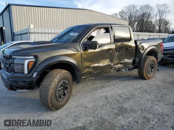 ✅ 2024 Ford F-150 Raptor • VIN: 1FTFW1RJ1RFA50409 • Lot: 44599655. Listed on Copart with Not provided. Free auction sales archive from the USA and detailed vehicle history report at DreamBid. Image 1.