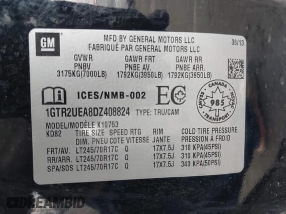 ✅ 2013 GMC Sierra 1500 SL • VIN: 1GTR2UEA8DZ408824 • Лот: 43660504. Опубликован ранее на IAAI с пробегом 219 644 миль. Бесплатный доступ к архиву аукционных продаж из США и подробный отчёт об истории автомобиля на DreamBid. Изображение 9.