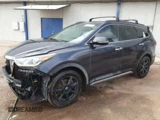 2017 Hyundai Santa Fe SE Ultimate z VIN KM8SRDHF9HU176544, wystawiony jako Copart lot #85089975 z przebiegiem Nie podano mil oraz Czysty tytuł • Clean title. Historia ofert i sprzedaży dostępna na DreamBid. Obrazek 1.