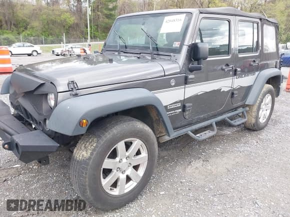 ✅ 2018 Jeep Wrangler Unlimited Sport S • VIN: 1C4BJWDG8JL895981 • Лот: 42048316. Опубликован ранее на IAAI с пробегом 95 457 миль. Бесплатный доступ к архиву аукционных продаж из США и подробный отчёт об истории автомобиля на DreamBid. Изображение 2.